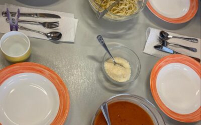 Spaghetti Essen Tigergruppe